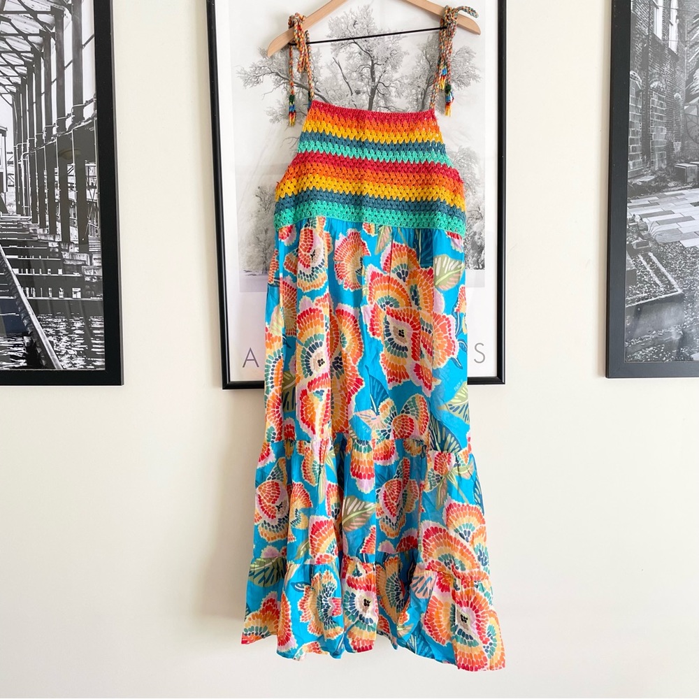 FARM Rio Dewdrop Spectrum Colorful Cover Up Dress - Picture 4 of 16